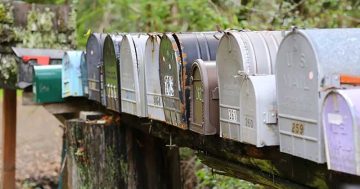 A line of letter boxes representing email deliverability.